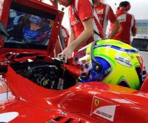 Puzzle Felipe Massa, στην ανάπτυξη της Φεράρι του